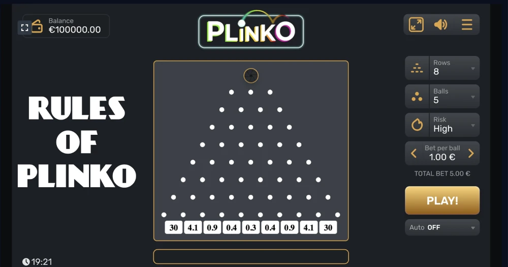 Rules of plinko